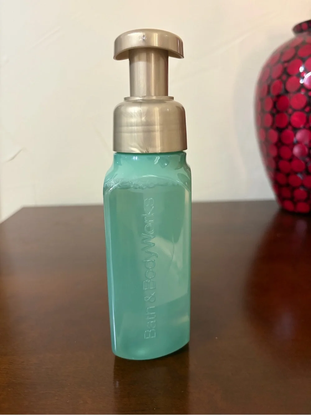 Bath & Body Works Eucalyptus Spearmint Foaming Hand Soap & 3 Wick Candle Set